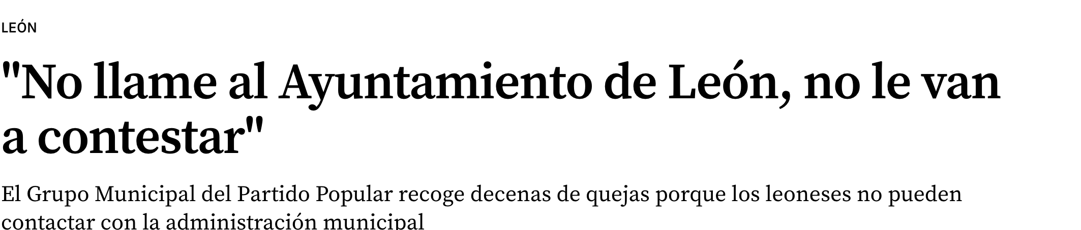 Noticia ayuntamiento atención telefónica