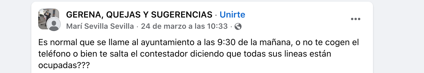 Noticia ayuntamiento atención telefónica