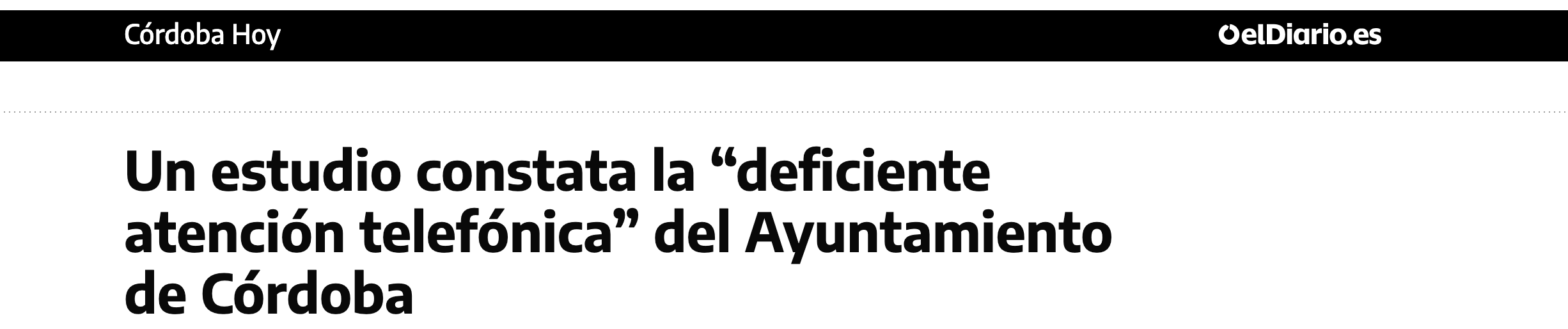Noticia ayuntamiento atención telefónica